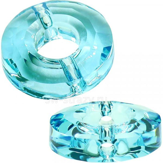 Swarovski® Beads Ring Bead Light Turquoise 12.5mm