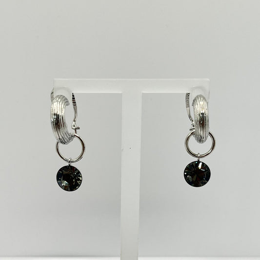 30721 Vintage Swarovski Kristallen Ohrstecker 30mm