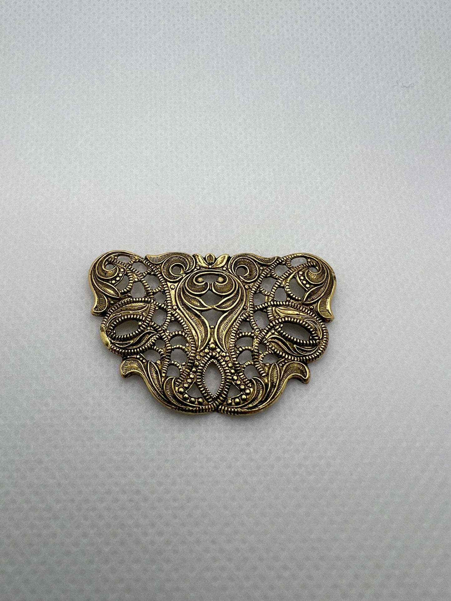 5882 Vintage Rhodium Filigren Schmuckzubehör 40mm