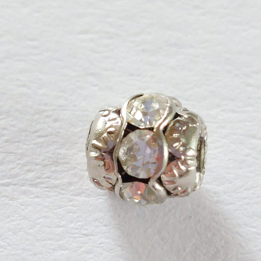 5119 Vintage Perle Zwischenteil Mit Swarovski Kristallen 6,5×6mm