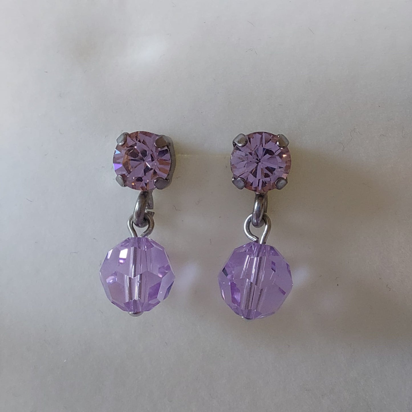 3761 Vintage Earring mit Swarovski Crystals