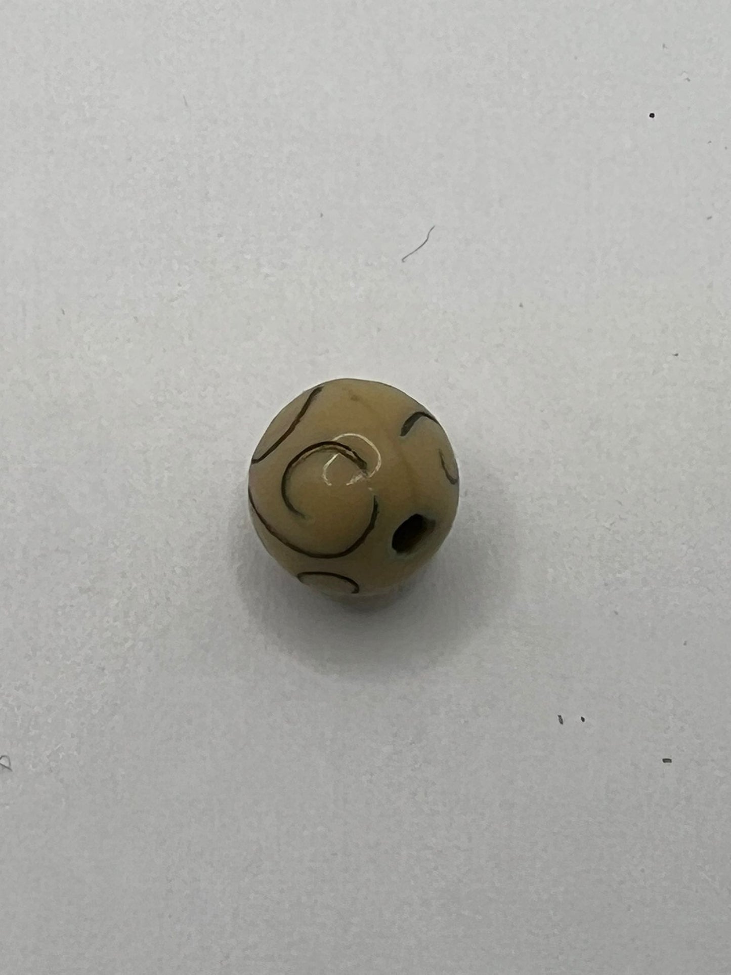 59511 Vintage Glasperle 9mm