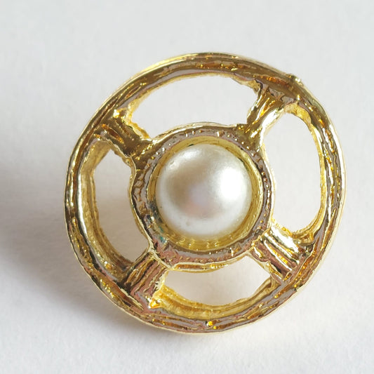 4080 Knopfe mit Swarovski Perlen 12mm