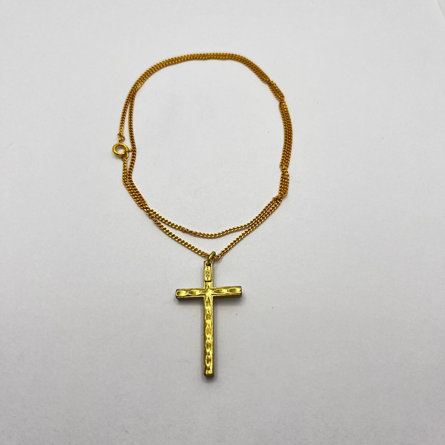 6408 Vintage Rhodium Halskette 60cm