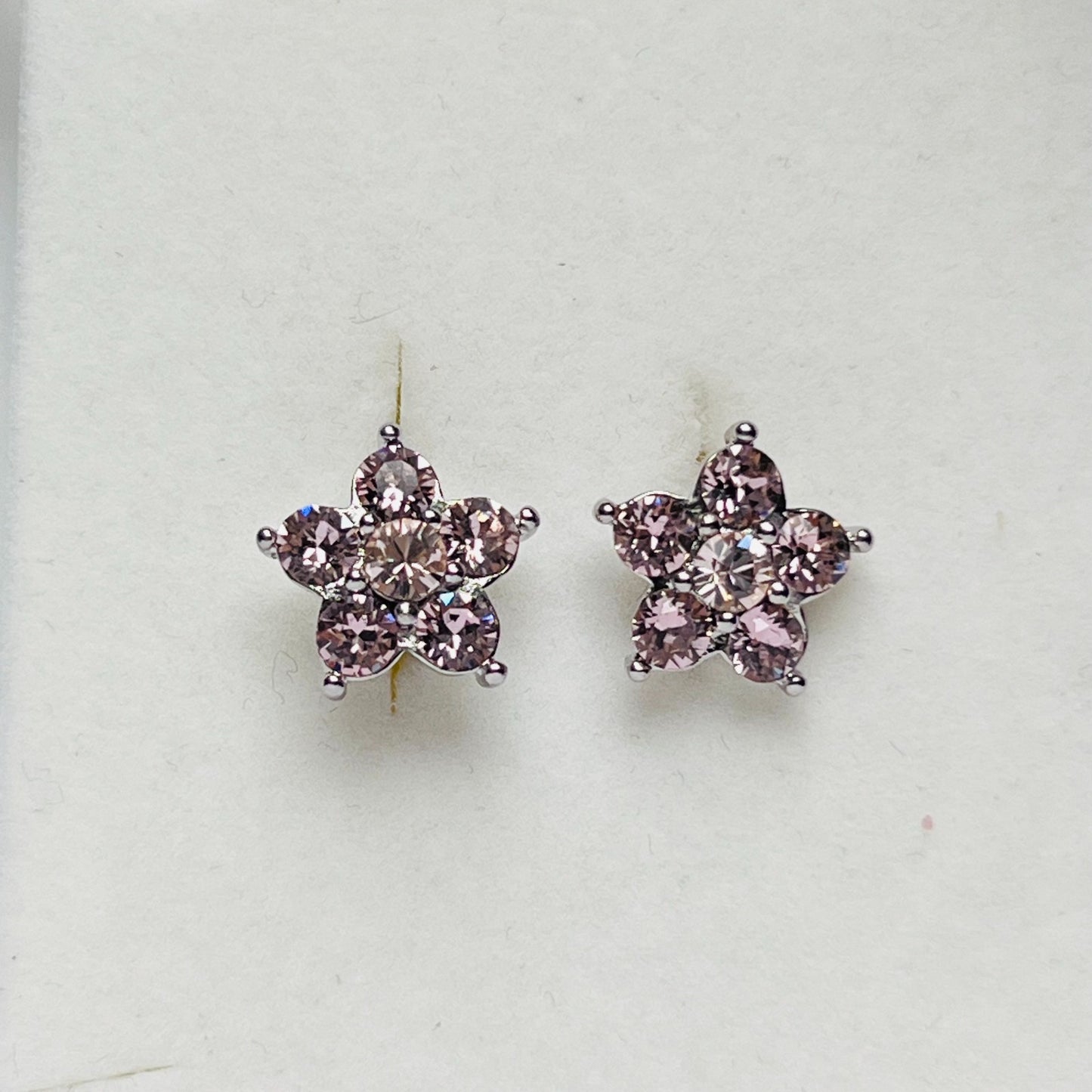 3944 Vintage Earring mit Swarovski Crystals 23mm