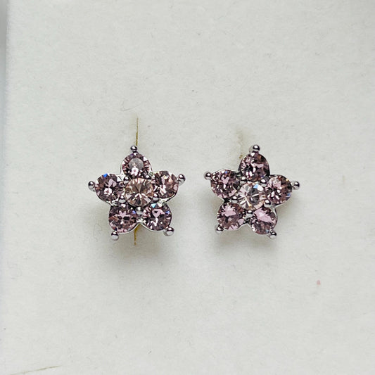 3944 Vintage Earring mit Swarovski Crystals 23mm