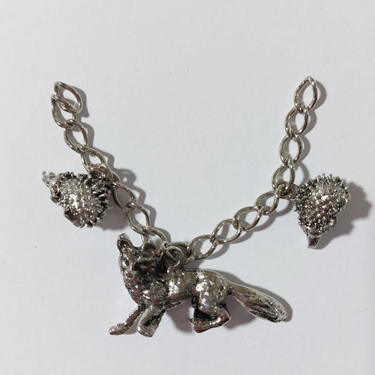 Fuchs & Igel -Trachten Schmuck 11cm