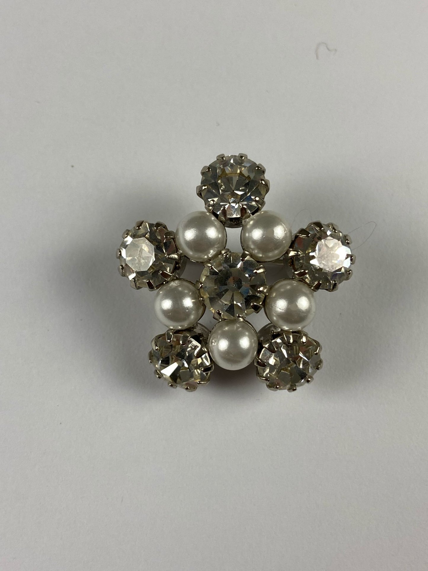 8687 Vintage Swarovski Kristallen Brosche 30mm