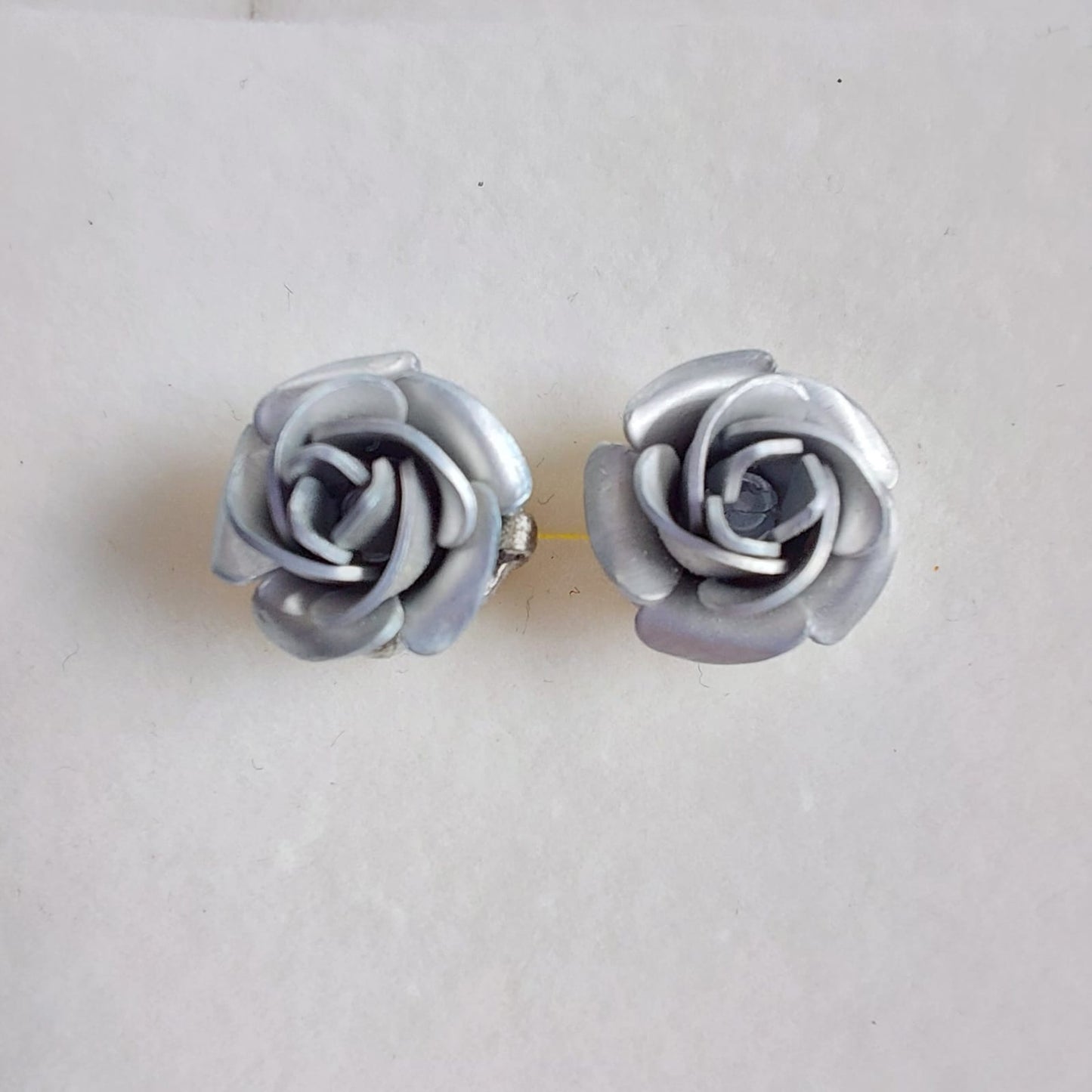3662 Vintage Ohrringe mit Swarovski Kristallen 8mm