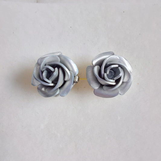 3662 Vintage Ohrringe mit Swarovski Kristallen 8mm