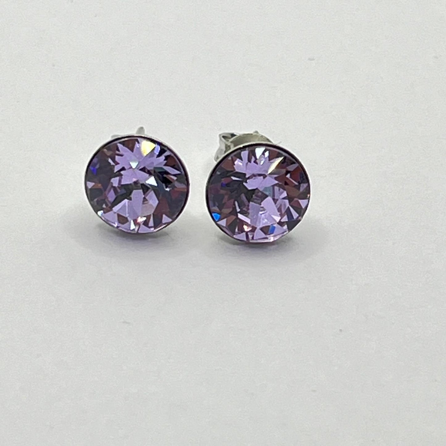 30691 Vintage Swarovski Kristallen Ohrhanger 8mm