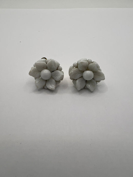 30516 Vintage Perlen Ohrclip 25mm