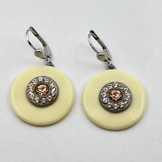 30658 Vintage Swarovski Kristallen Ohrhanger 20mm