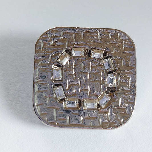 4133 Knopfe mit Swarovski Kristallen 24.5mm