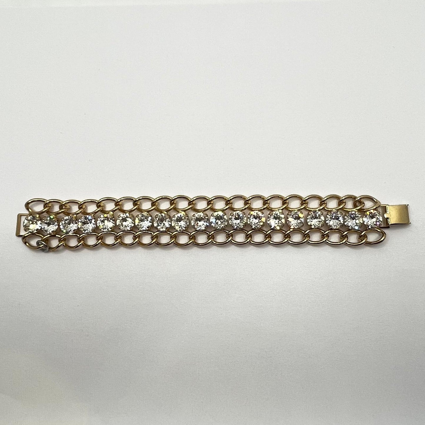7014 Vintage Swarovski Kristallen Armband 18cm