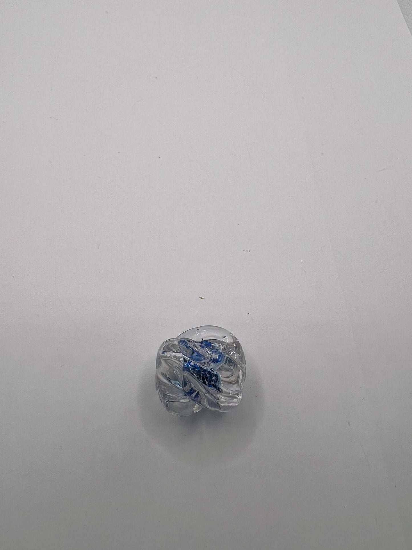 5950 Vintage Kunststoff Perle 24mm