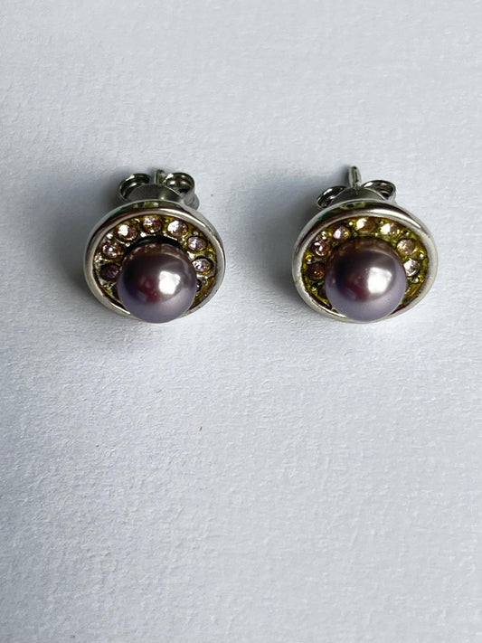3096 Vintage Swarovski Kristallen Ohrhänger 10mm