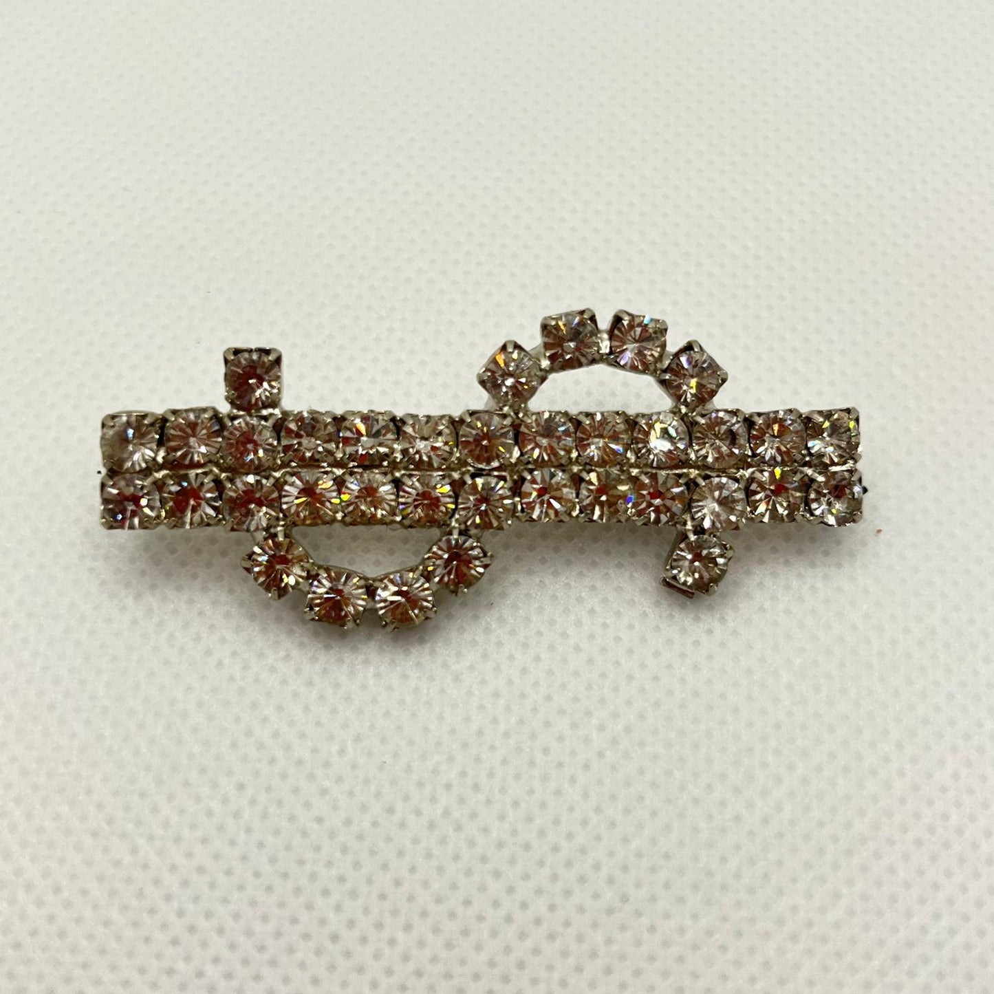 8790 Vintage Swarovski Kristallen Brosche 55mm
