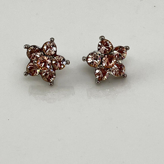 30317 Vintage Swarovski Kristallen Ohrringe 13mm