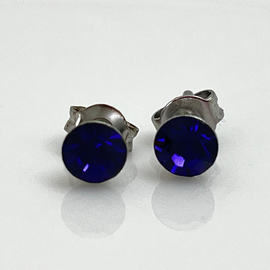30367 Vintage Swarovski Kristallen Ohrstecker 5mm
