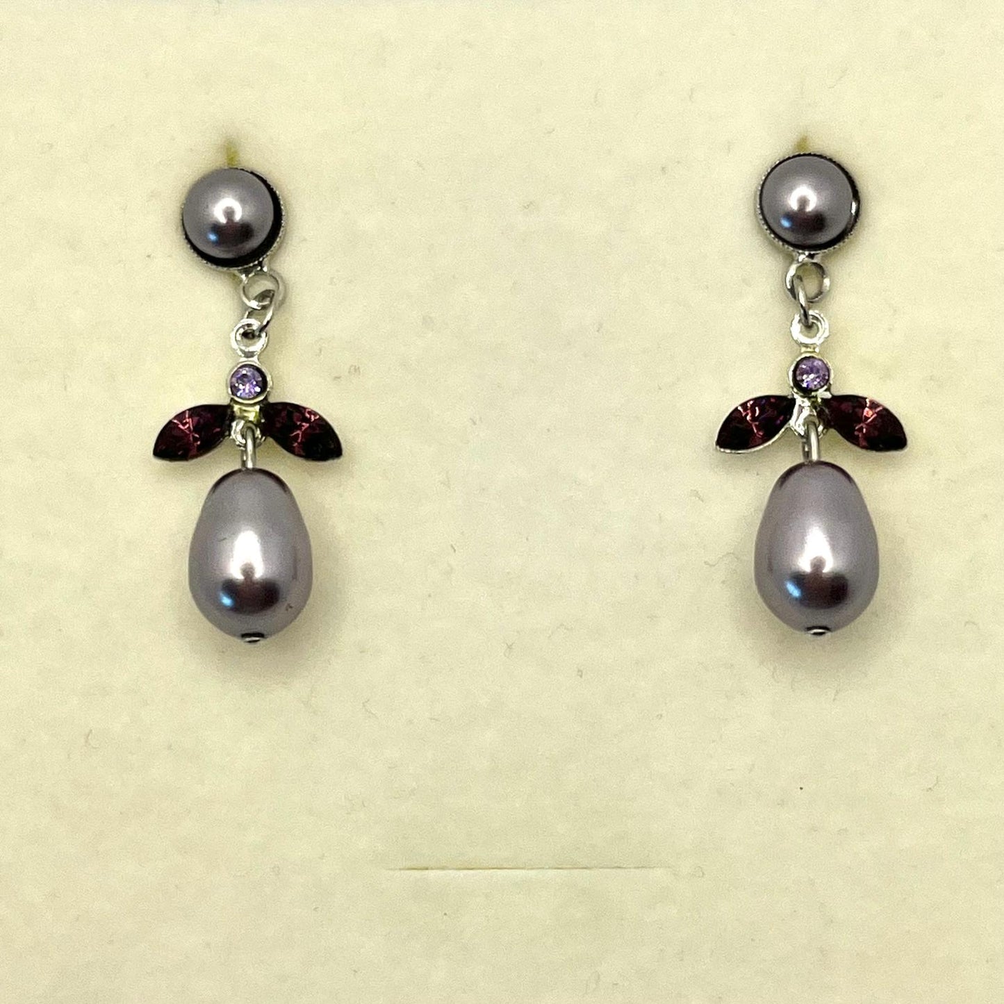 30626 Vintage Swarovski Kristallen Ohrhanger 33mm
