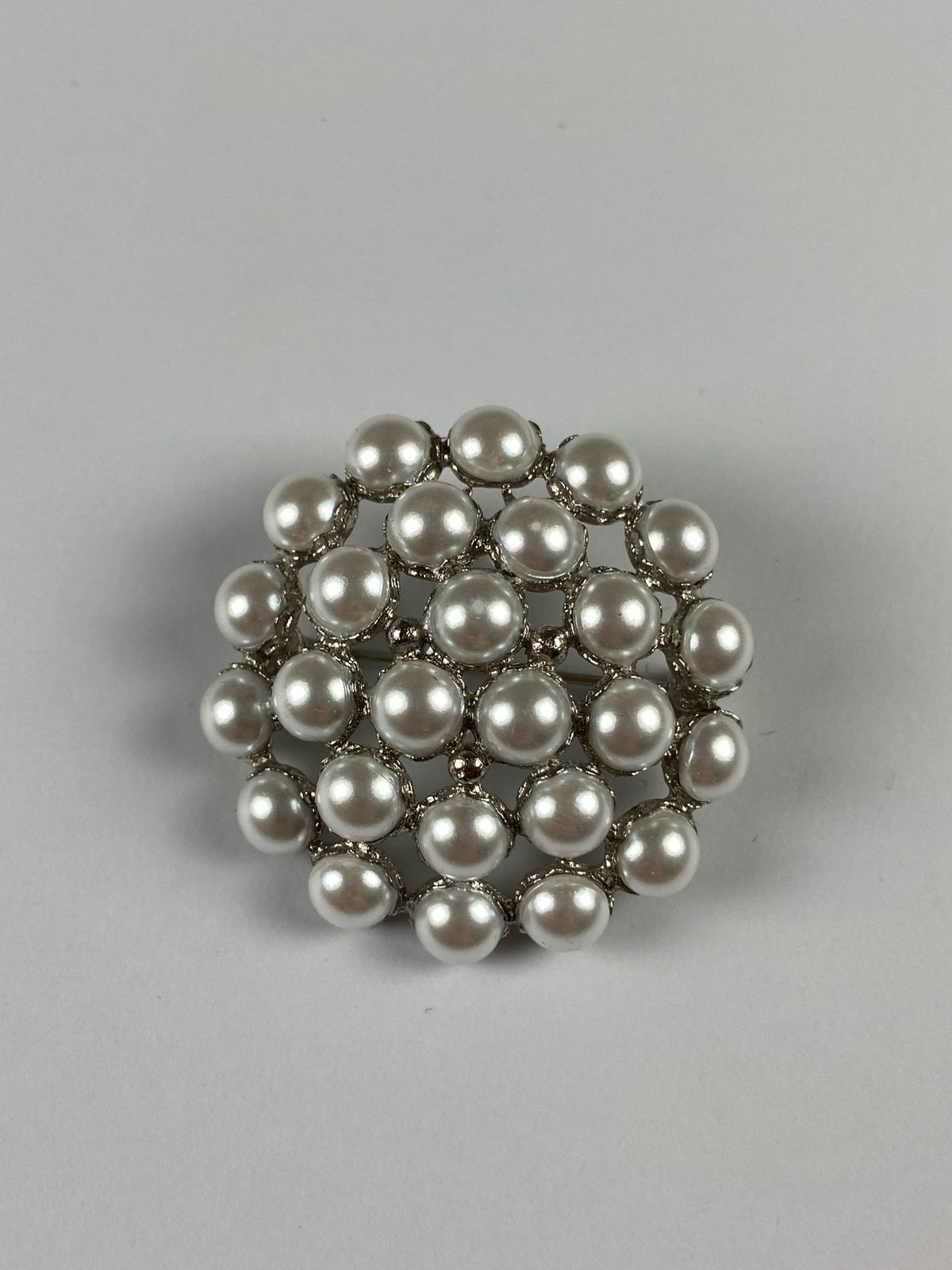 8713 Vintage Swarovski Kristallen Brosche 35mm