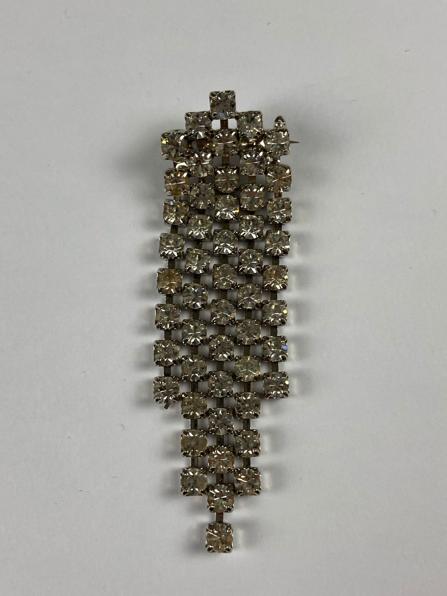 8663 Vintage Swarovski Kristallen Brosche 75mm