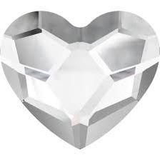 Swarovski® Nail Crystals Flat Heart Crystal 3.6mm