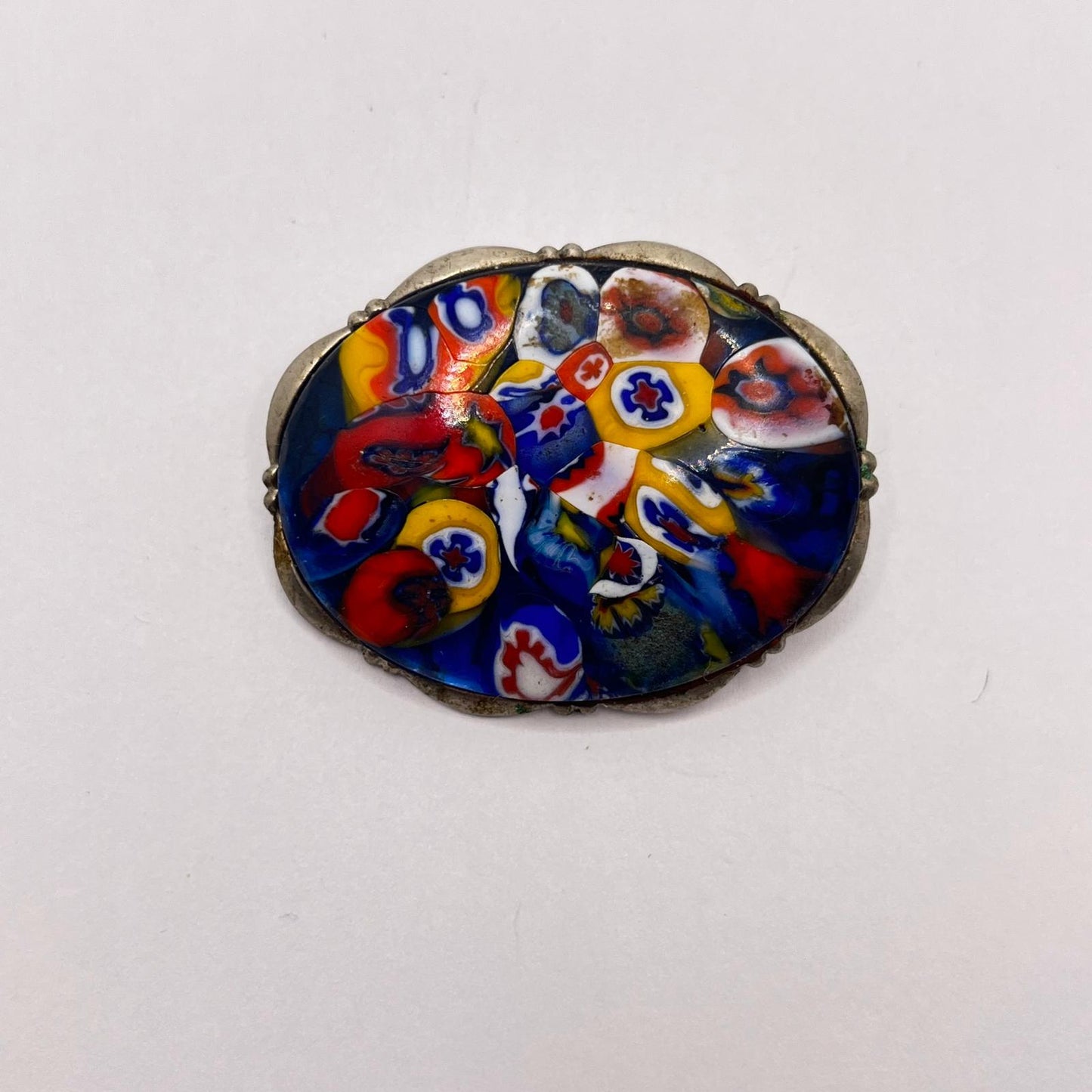 8820 Vintage Swarovski Kristallen Brosche 42mm