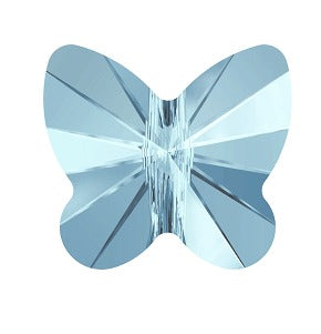 Swarovski® Beads Butterfly Aquamarine 8mm