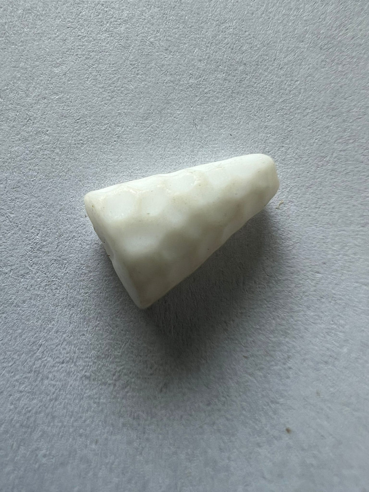 5752 Vintage Acryl Perlen Weiß 13mm