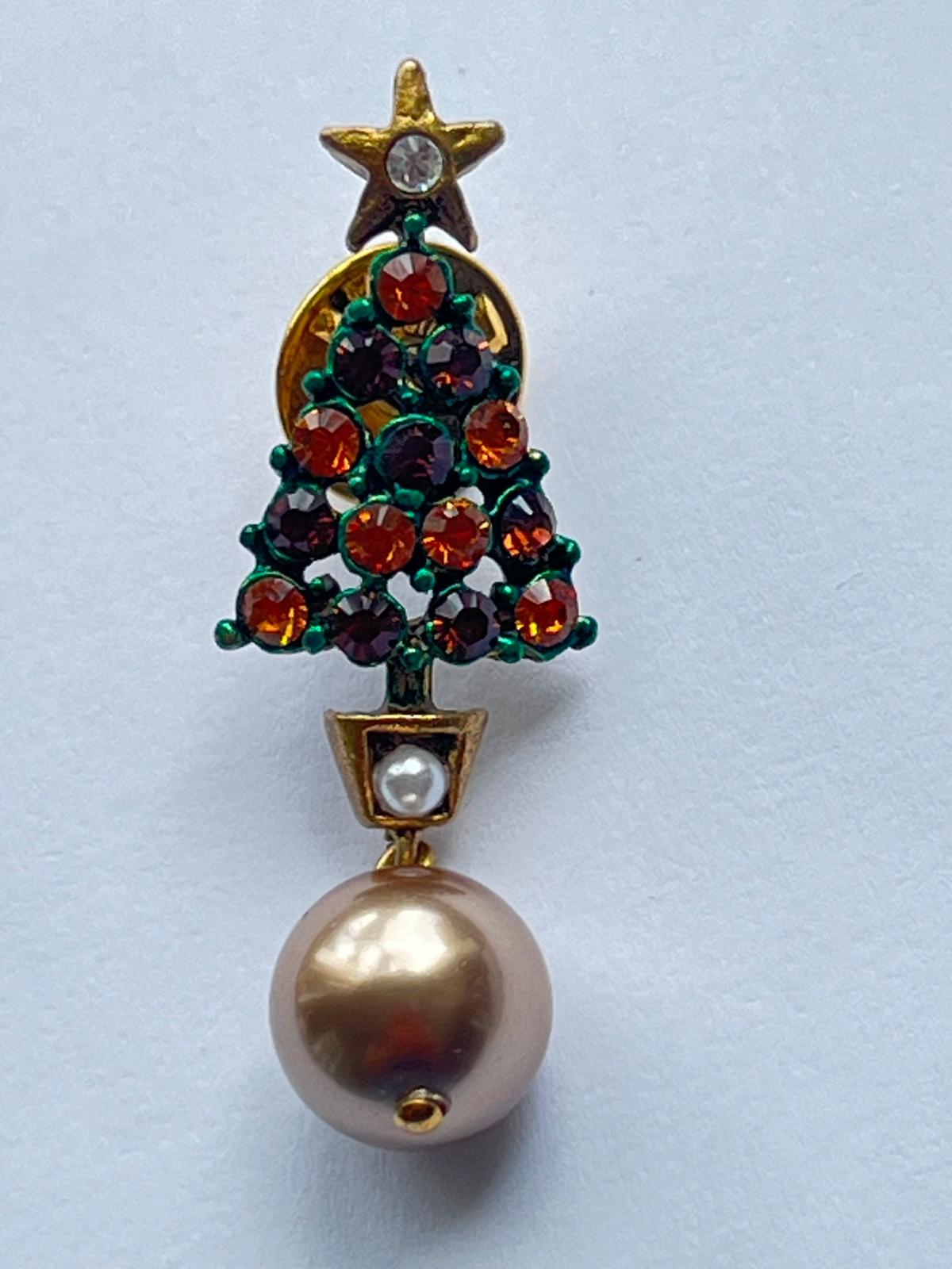 8602 Vintage Swarovski Kristallen Brosche 44mm