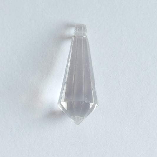 5529 Vintage Crystal Facet Spike Anhänger 19mm