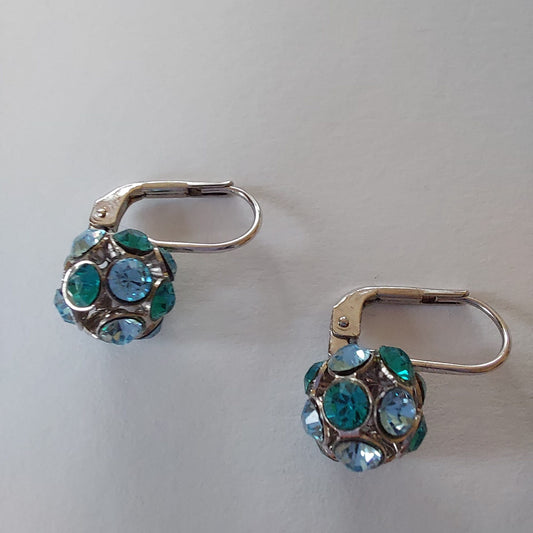 3756 Vintage Earring mit Swarovski Crystals