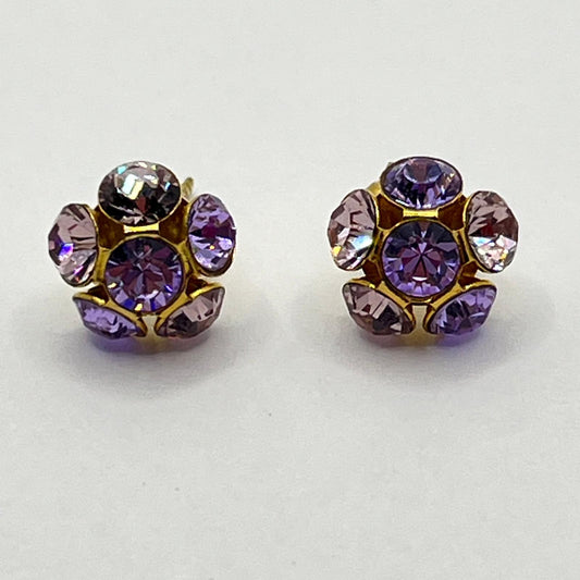 30685 Vintage Swarovski Kristallen Ohrhanger 9mm
