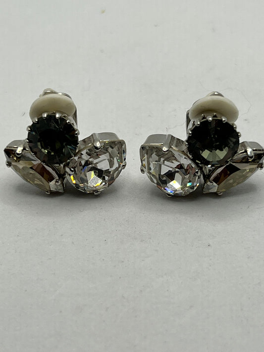 30544 Vintage Swarovski Kristallen Ohrclip 23mm