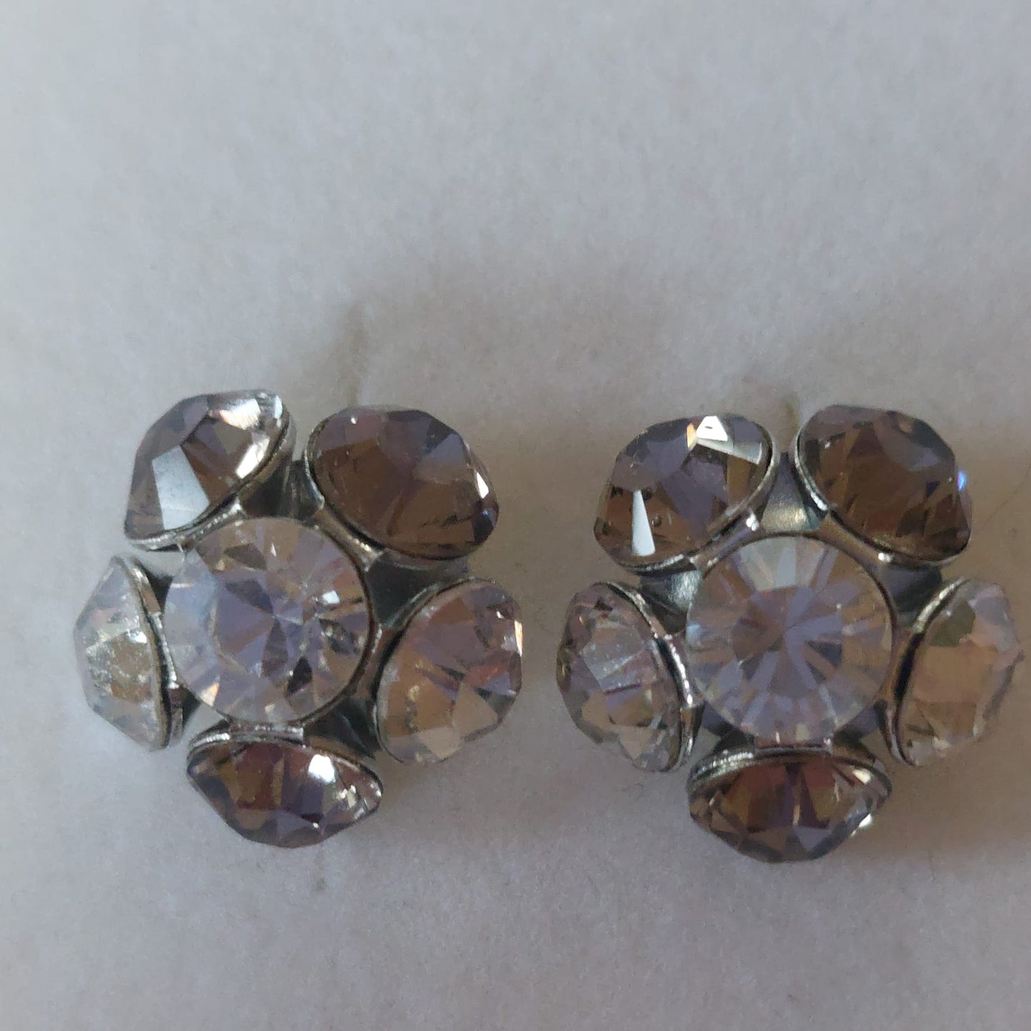 3875 Vintage Earring mit Swarovski Crystals