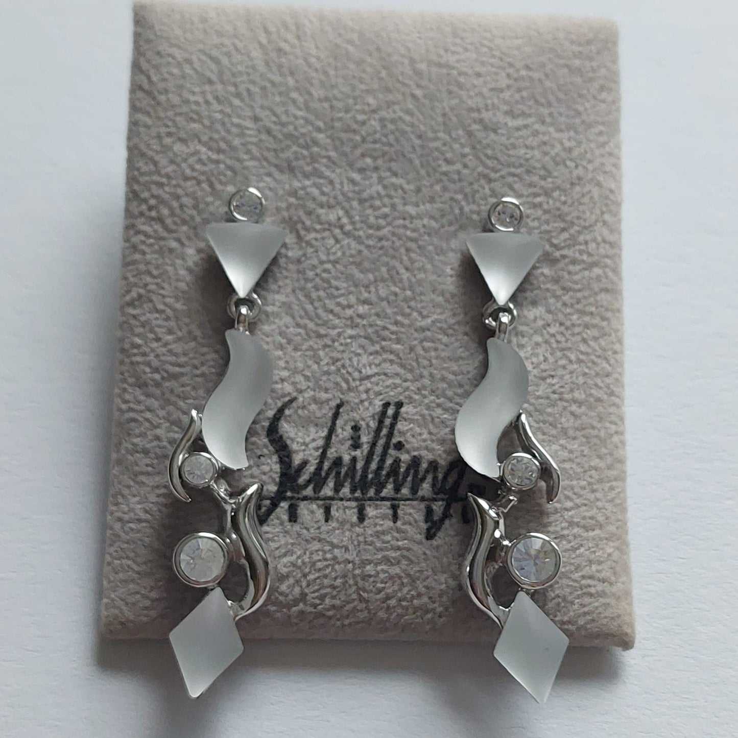 Original Vintage Schilling Austria Ohrclip 50mm