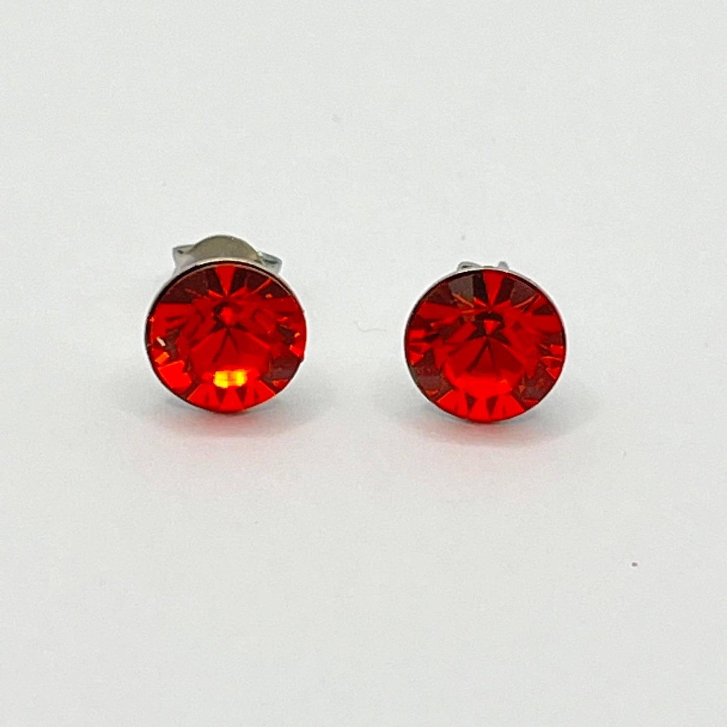 30708 Vintage Swarovski Kristallen Ohrhanger 8mm