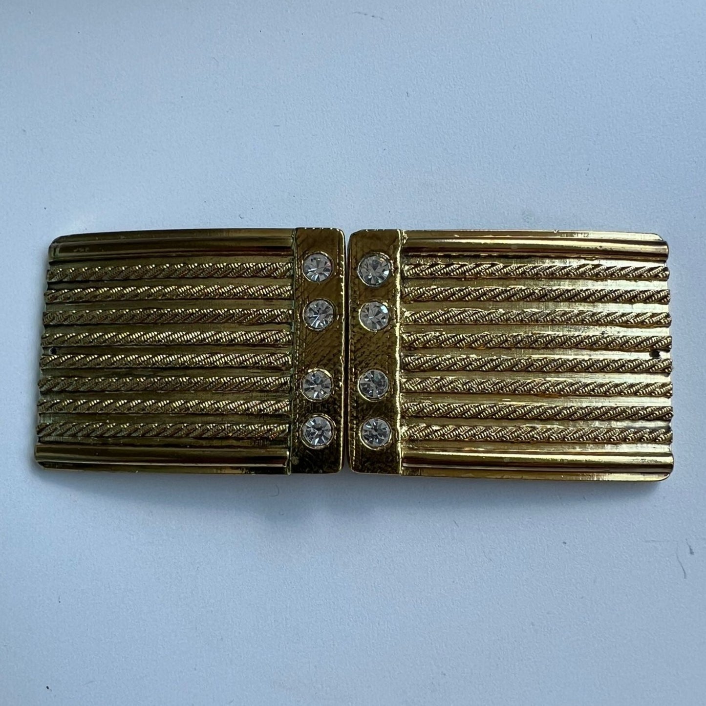 2314 Vintage Swarovski Kristallen Gürtelschnalle 115mm
