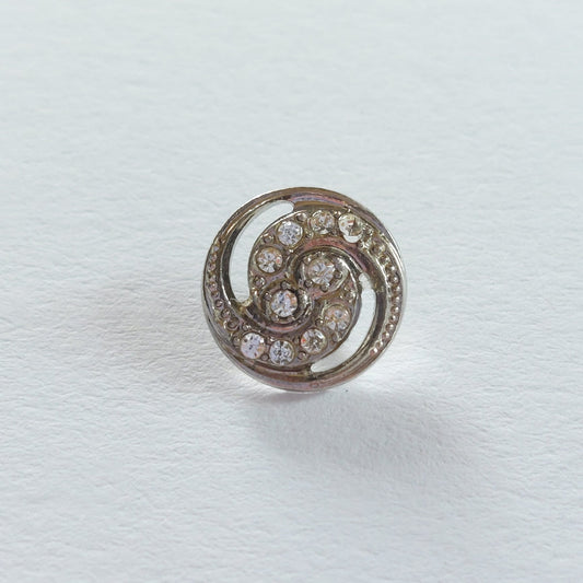 4222 Knopfe mit Swarovski Kristallen 11mm