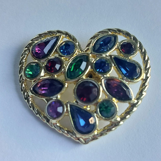 4043 Knopfe mit Swarovski Kristallen 36x27,3mm