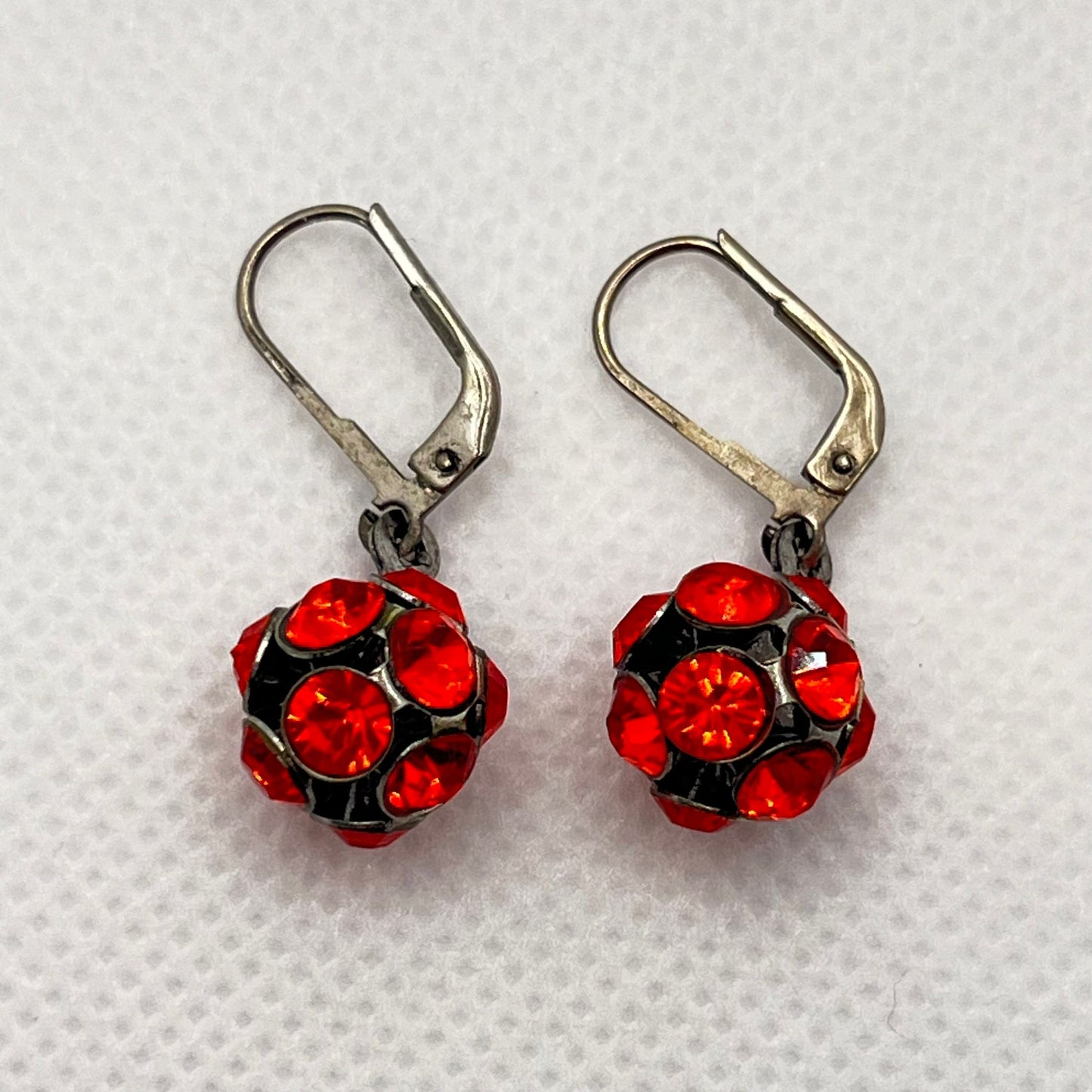 30478 Vintage Swarovski Kristallen Ohrhanger 10mm