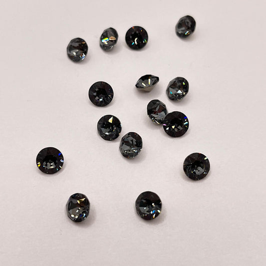Swarovski® Chaton Silver Night SS29