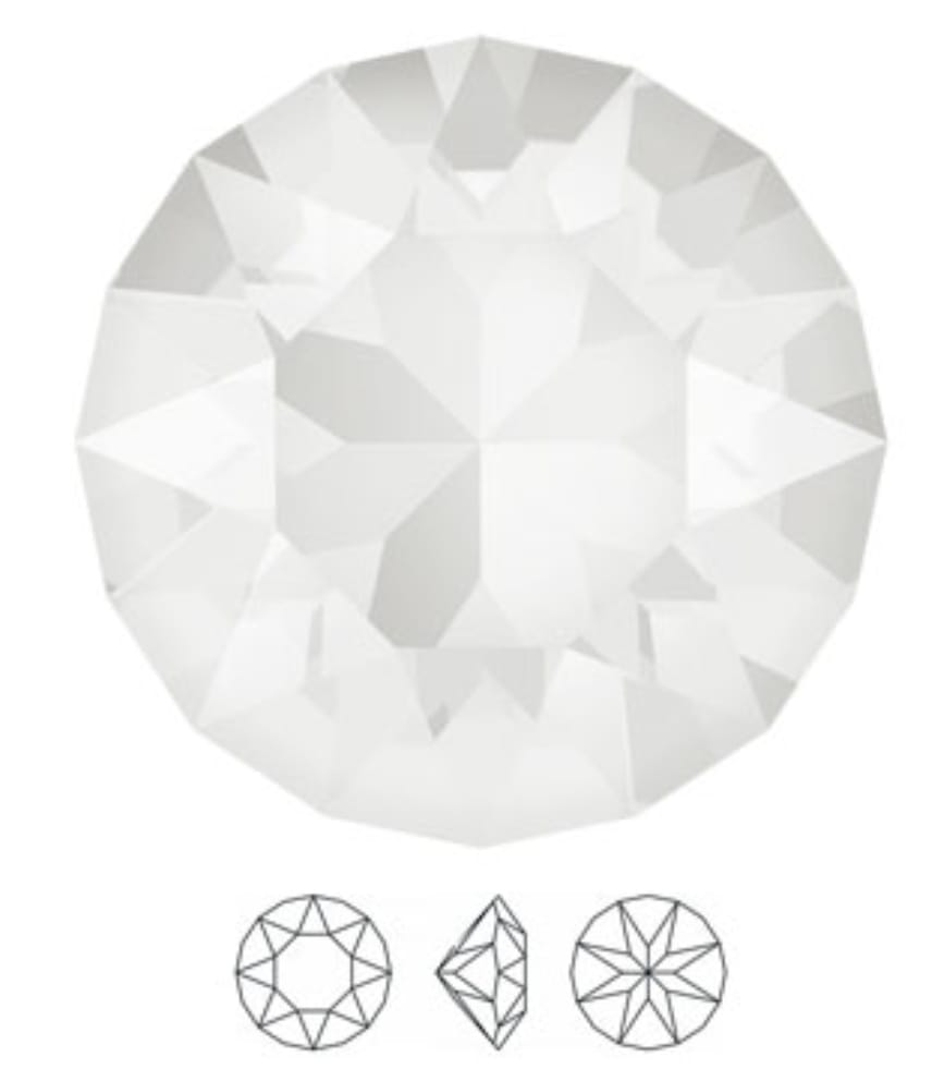 Swarovski® Chaton Powder Grey PP21