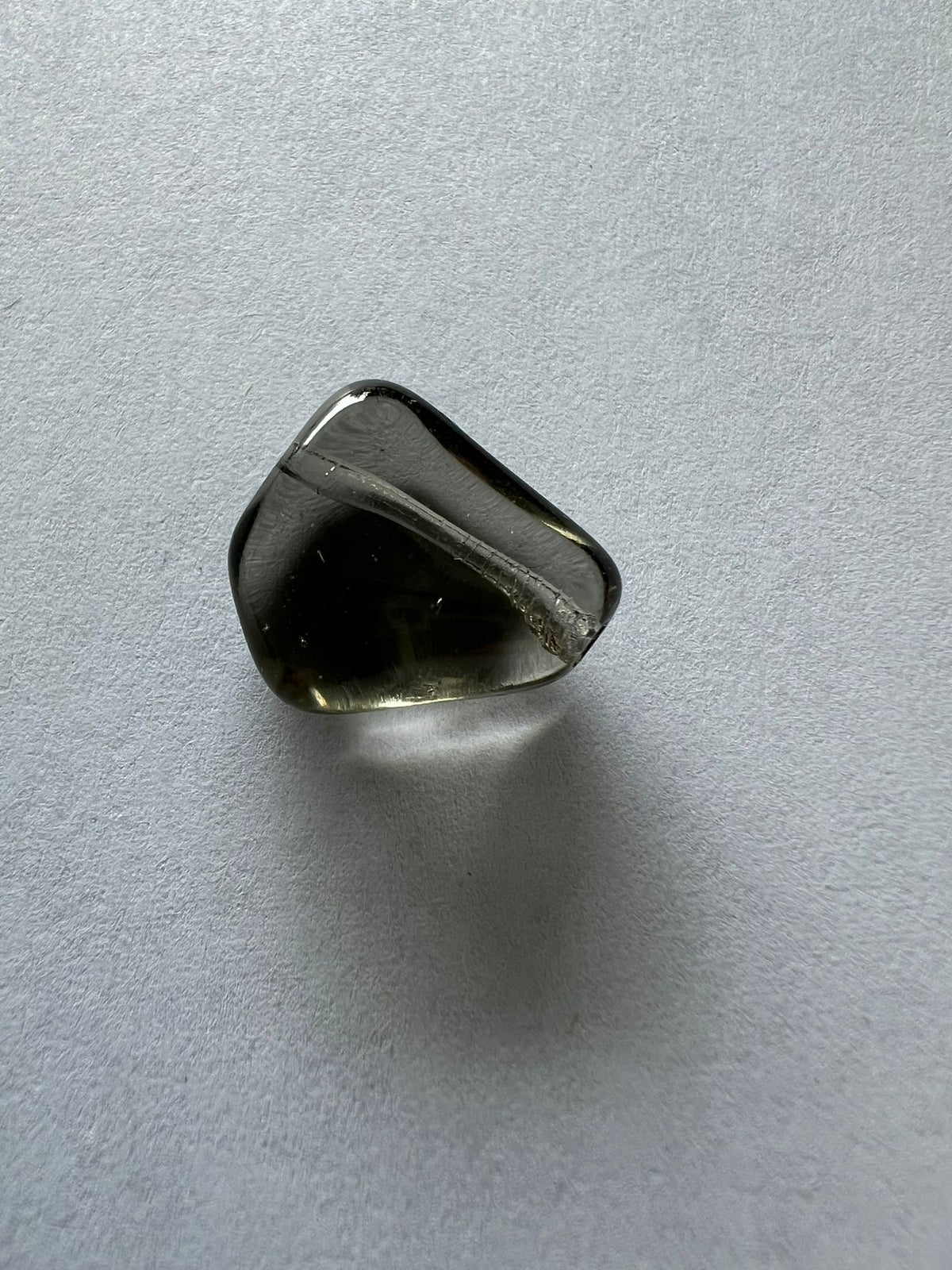 5750 Vintage Acryl Perlen Schwarz 11mm