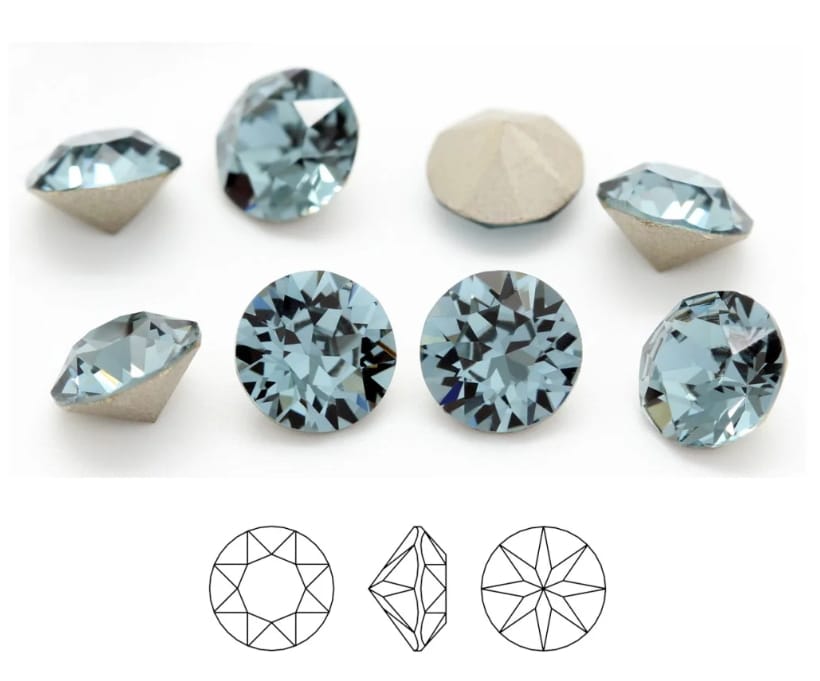 Swarovski® Chaton Indian Sapphire SS34