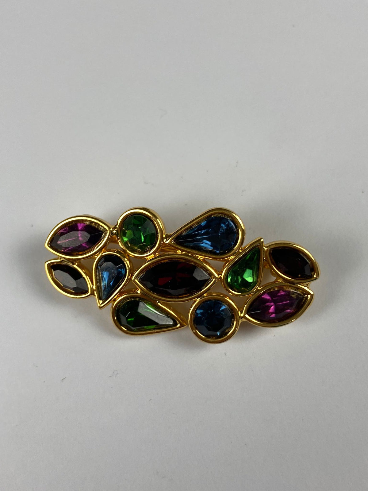 8263 Vintage Mitte des Jahrhunderts Moderne Brosche 46,5x23mm