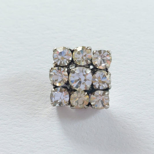 4208 Knopfe mit Swarovski Kristallen 11mm