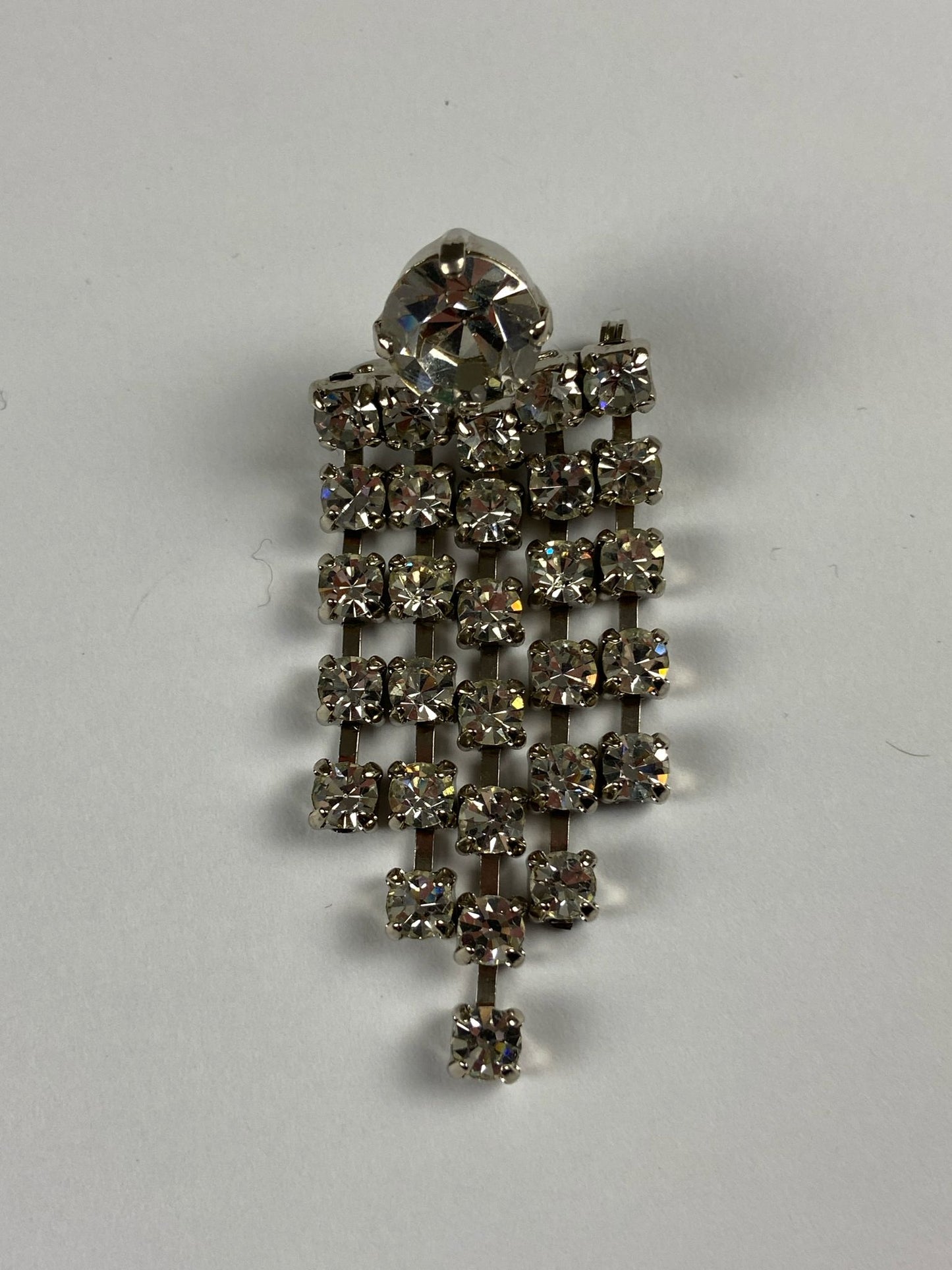 8667 Vintage Swarovski Kristallen Brosche 58mm
